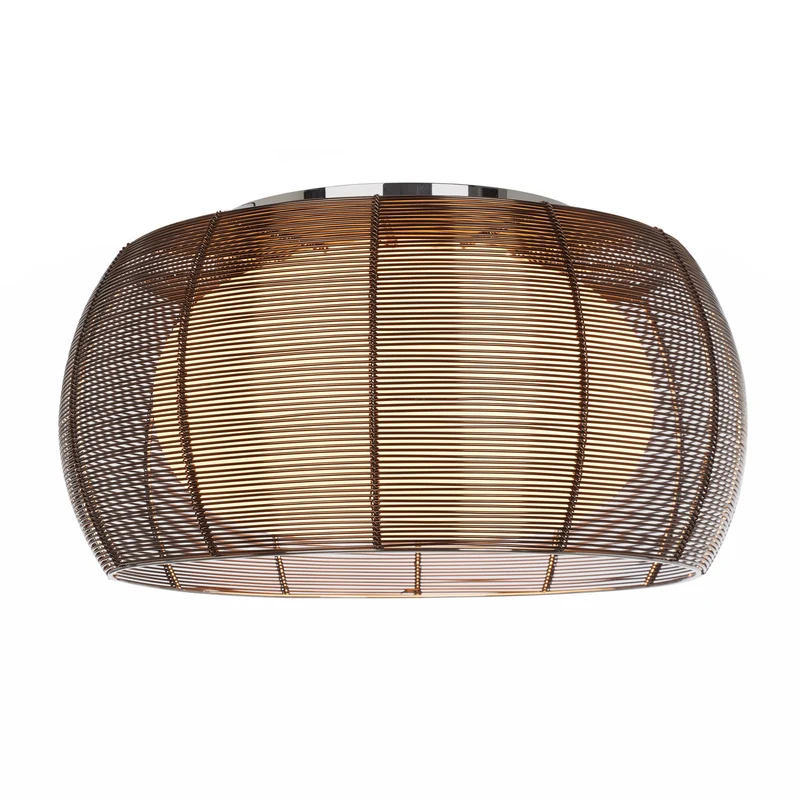B-Ware Brilliant Deckenleuchte Relax LED Lampe dimmbar bronze transparent satiniert