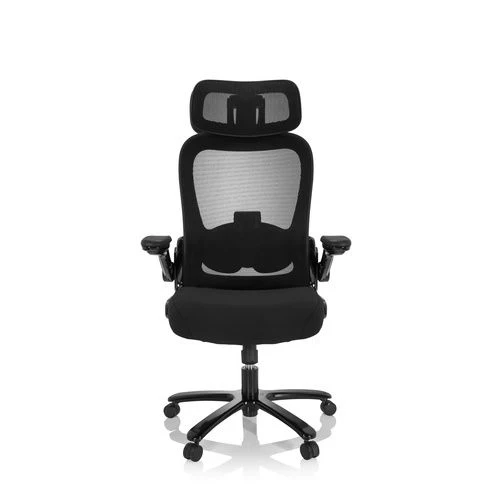 B-Ware hjh OFFICE INSTRUCTOR SW I PRO Stoff/Netz XXL Drehstuhl Bürostuhl Stuhl Schwarz