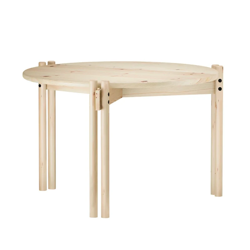 B-Ware Karup Design Couchtisch Tisch Wohnzimmer Tisch Kiefer natur Ø 60 cm