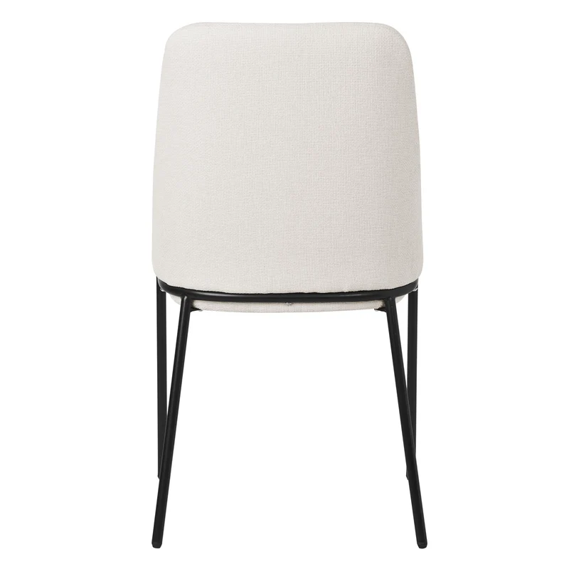 Esszimmerstühle 2er Set Beige mit Rückenlehne, Polsterstühle für Esszimmer & Küche ML-Design