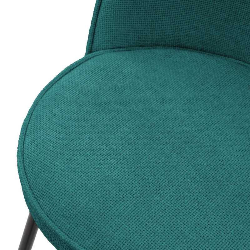 Barhocker 2er Set Petrol 52x102x50 cm mit Rückenlehne und Fußstütze bis 120 kg ML-Design