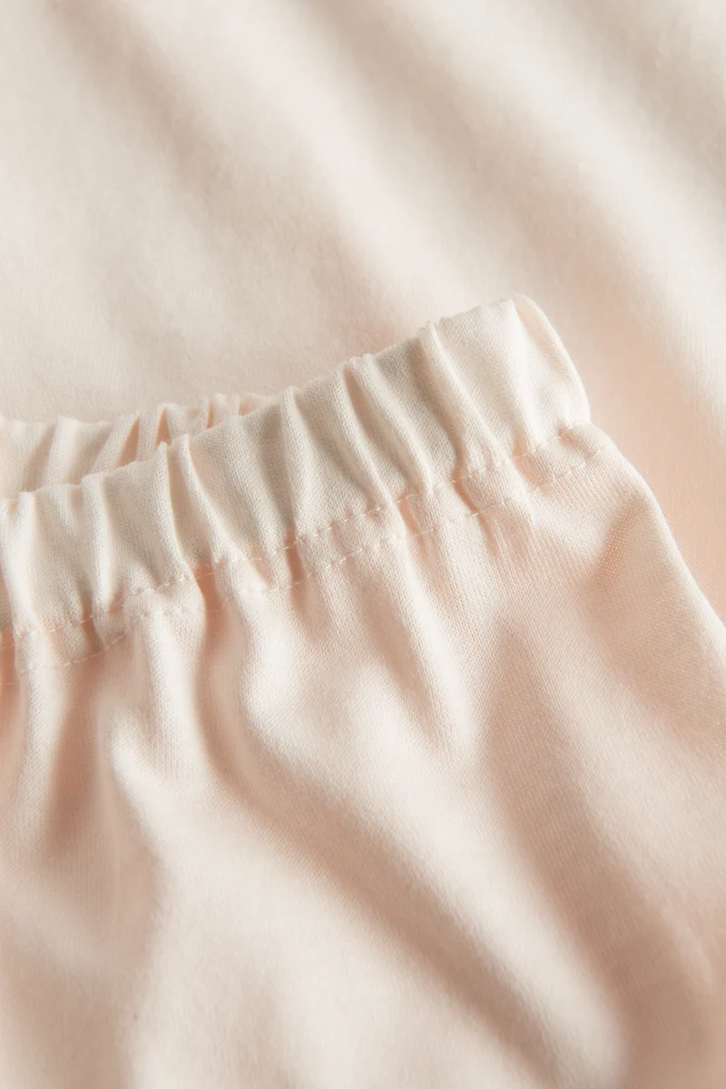 Py, 1/2 sleeve, pants 1/1, v-neck, Peach