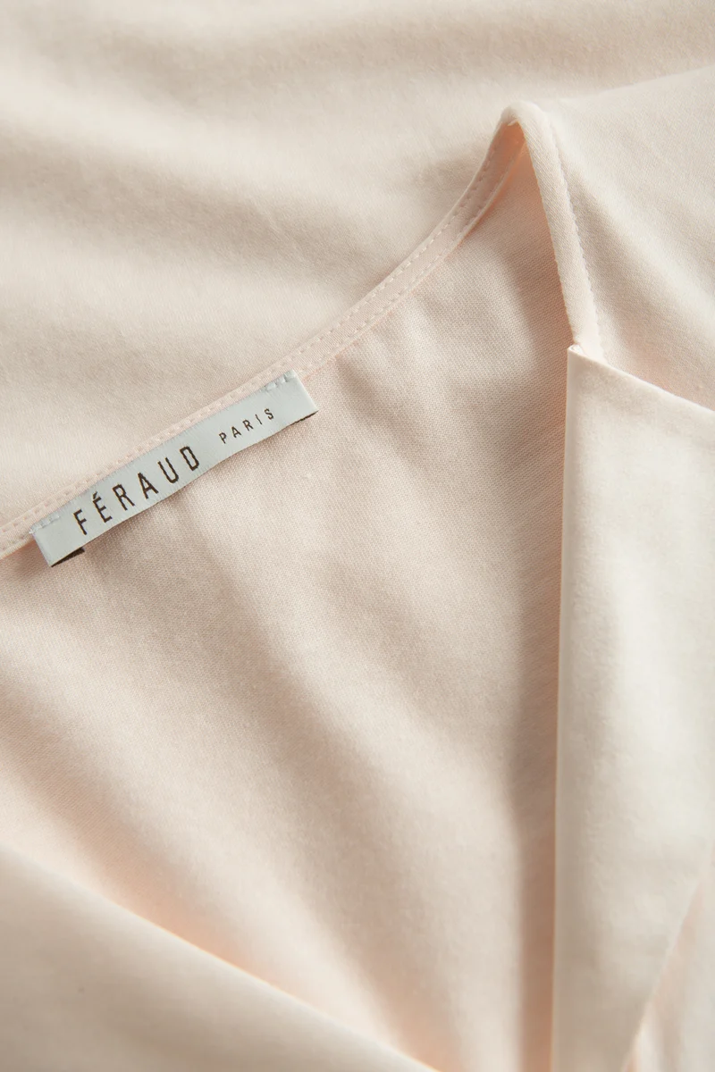 Py, 1/2 sleeve, pants 1/1, v-neck, Peach