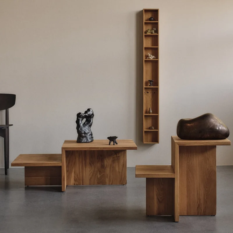 B-Ware Ferm Living Couchtisch Tisch Wohnzimmertisch Eiche geölt Designmöbel