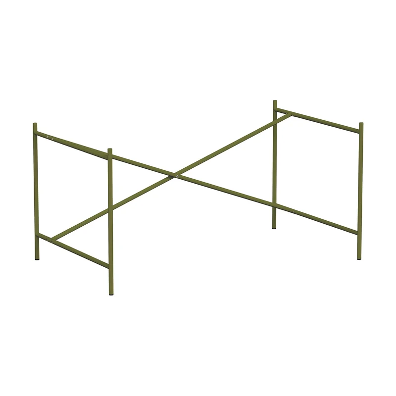 B-Ware Richard Lampert Tischgestell Rahmen Eiermann 2 Seitenrahmen 78 cm olivgrün
