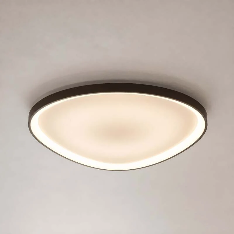 B-Ware Lucande Deckenleuchte Lampe Asken LED dimmbar CCT braun 61x60cm 2870 Lumen