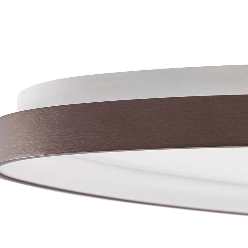 B-Ware Lucande Deckenleuchte Lampe Asken LED dimmbar CCT braun 61x60cm 2870 Lumen