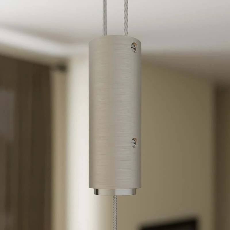B-Ware quitani Pendelleuchte Hängeleuchte Nora LED Lampe dimmbar Eiche natur 118cm