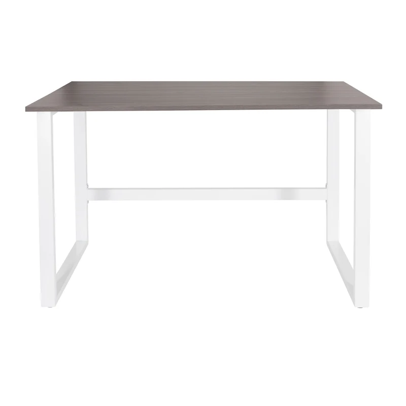 B-Ware hjh OFFICE Schreibtisch Tisch Arbeitsplatz 120x60 cm grau weiß