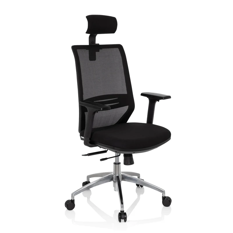 B-Ware hjh OFFICE Bürostuhl Drehstuhl PROFONDO PRO Netzstoff schwarz höhenverstellbar