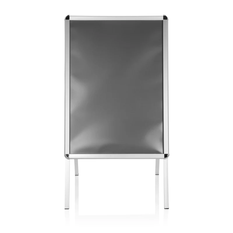 B-Ware hjh OFFICE Kundenstopper Gehwegaufsteller Plakatständer Aluminium AGENDA II