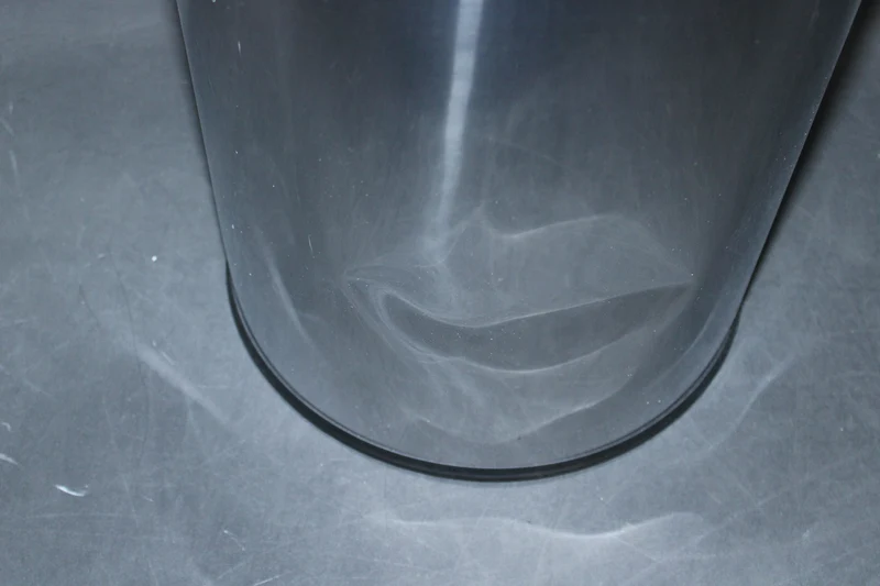 B-Ware hjh OFFICE Abfallsammler Mülleimer chrom Push 35L Inneneimer Mülltrennung