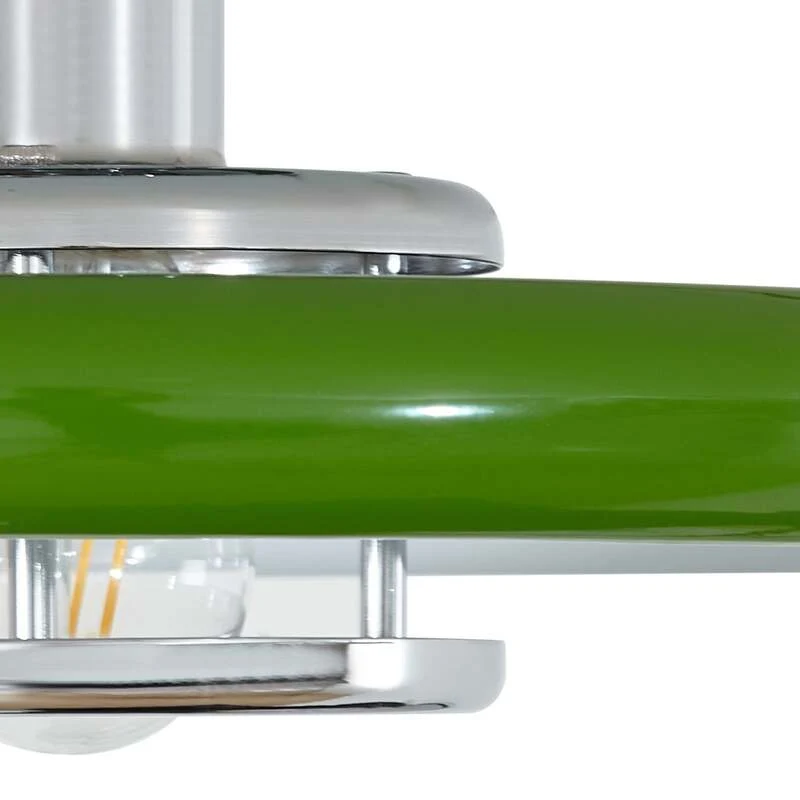 B-Ware Lindby Deckenleuchte Branford LED Lampe Leuchte dimmbar grün Ø35cm 16cm hoch