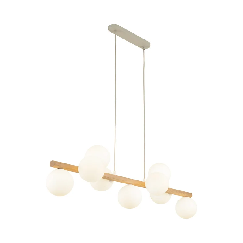 B-Ware TK Lighting Hängeleuchte Estera Opalglas neunflammig Leuchte SIEHE TEXT/FOTO852
