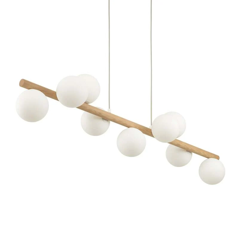 B-Ware TK Lighting Hängeleuchte Estera Opalglas neunflammig Leuchte SIEHE TEXT/FOTO852