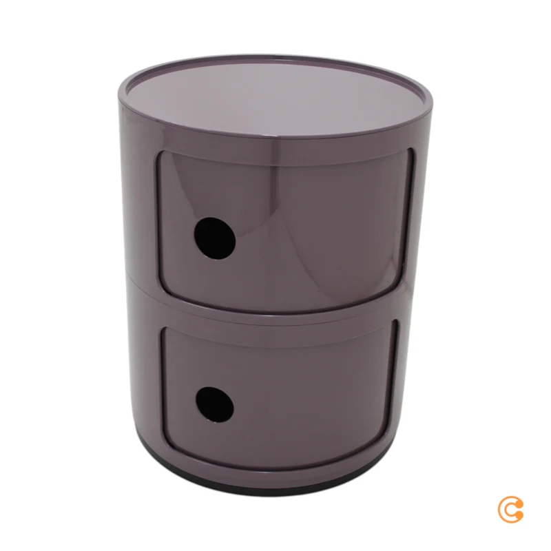 B-Ware Kartell Componibili 4966 lila Bürocontainer Container Kunststoff