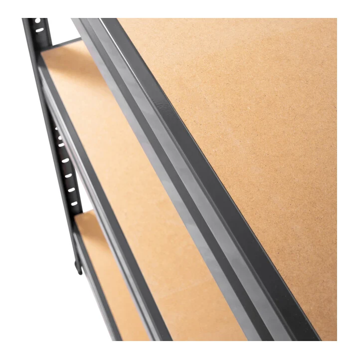 B-Ware STIER Fachbodenregal Regal Schwerlastregal 600kg 1770x1600x600mm Graphitgrau