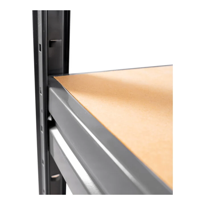 B-Ware STIER Fachbodenregal Regal Schwerlastregal 600kg 1770x1600x600mm Graphitgrau