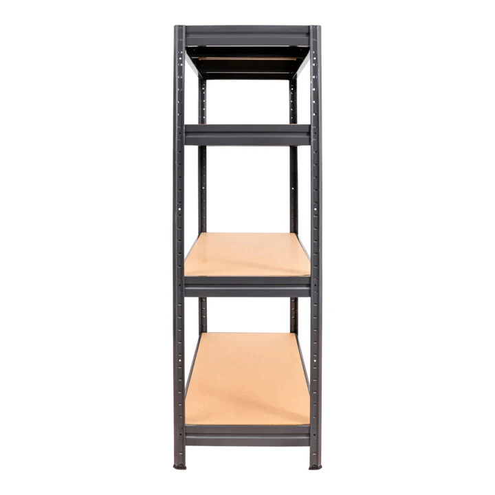 B-Ware STIER Fachbodenregal Regal Schwerlastregal 600kg 1770x1600x600mm Graphitgrau