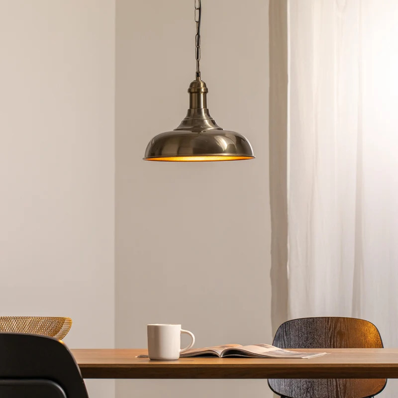 B-Ware Hängeleuchte Berceste 225-S LED Pendelleuchte Lampe dimmbar gold Ø32cm