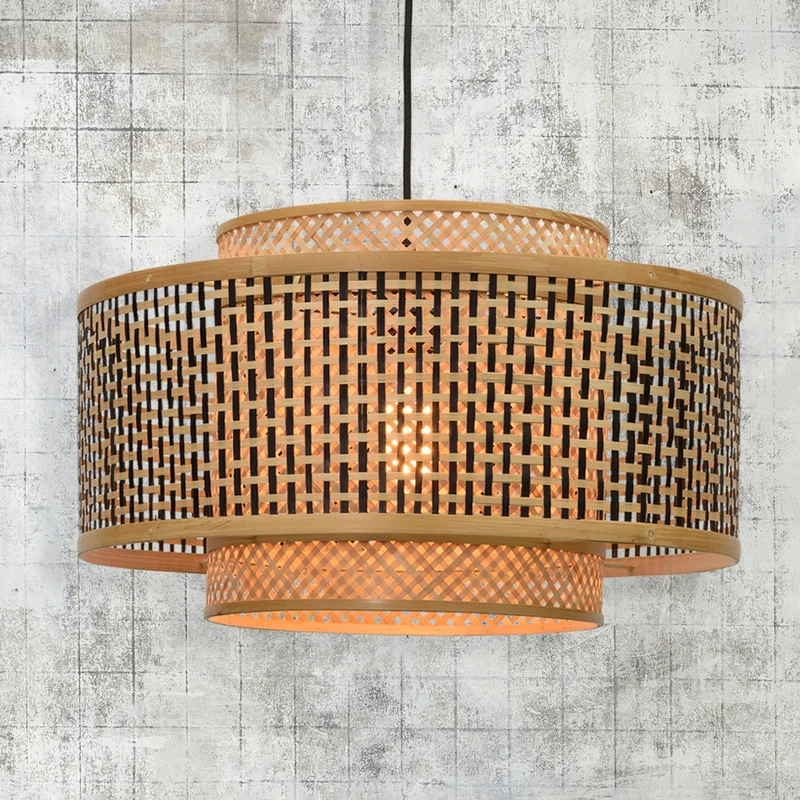 B-Ware Good&Mojo Hängeleuchte Pendelleuchte Bhutan LED Lampe dimmbar creme schwarz