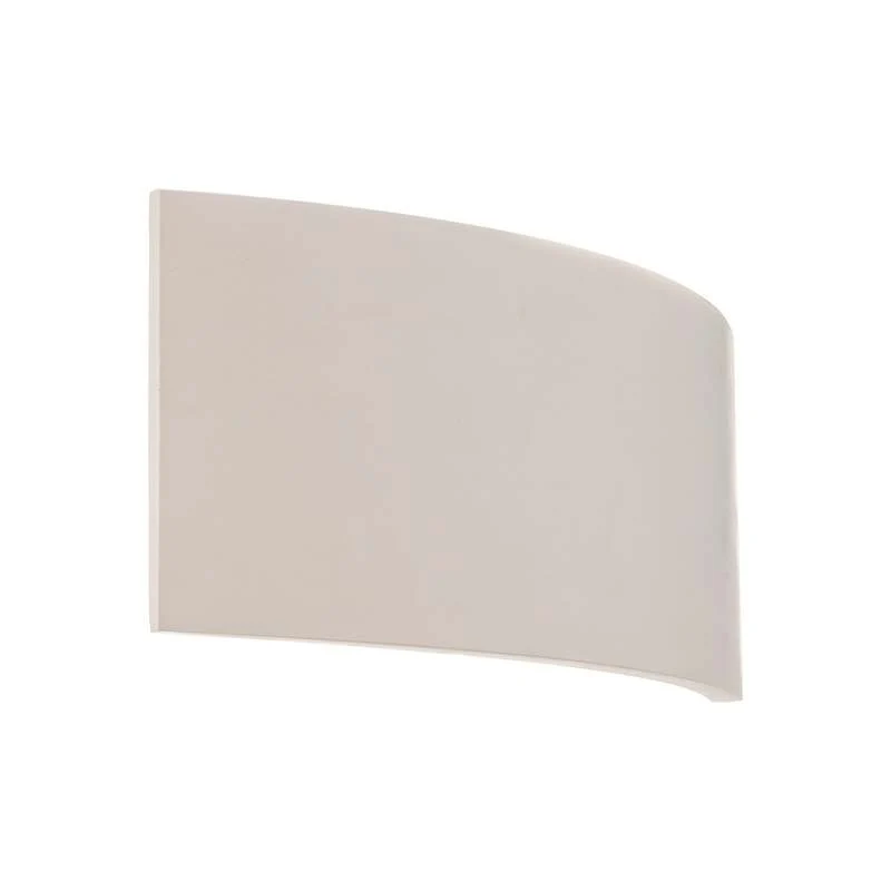 B-Ware Lindby Wandleuchte Naike LED Wandlampe Gips dimmbar weiß 35x15cm IP20 2-flammig