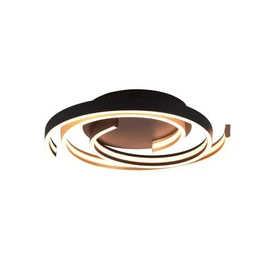 B-Ware Trio Lighting Deckenleuchte Lampe LED Caya dimmbar messing schwarz