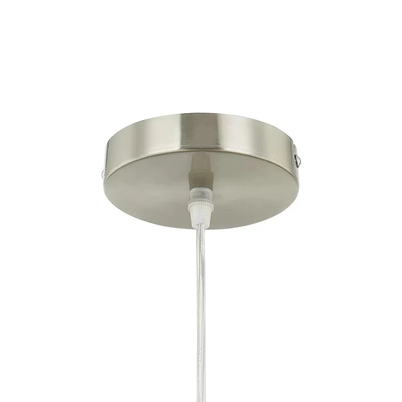 B-Ware Lindby Hängeleuchte Jadwiga Ø45cm Bambus E27 Pendelleuchte Lichtquelle dimmbar