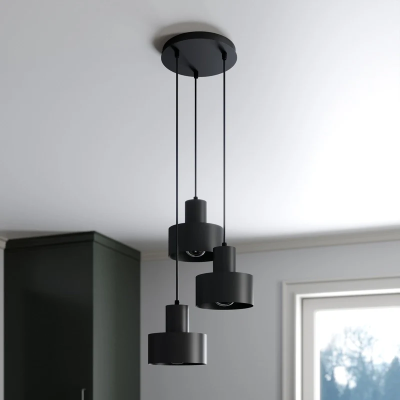 B-Ware Sigma Lighting Hängeleuchte Rif Hängeleuchte Lampe LED Rondell dreiflammig E27