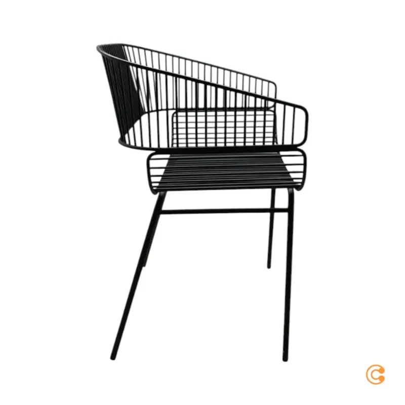 B-Ware Petite Friture Trame Stuhl Sitzmöbel Esszimmerstuhl schwarz Designstuhl