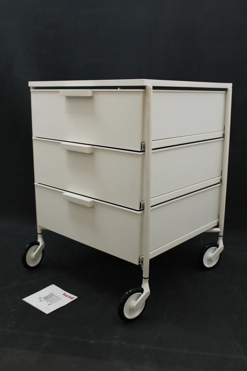 B-Ware Kartell Mobil Rollcontainer Rollen 3 Schubladen Rollwagen SIEHE TEXT/FOTO