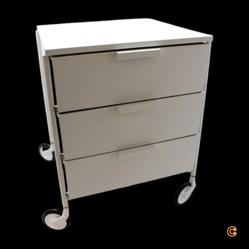 B-Ware Kartell Mobil Rollcontainer Rollen 3 Schubladen Rollwagen SIEHE TEXT/FOTO