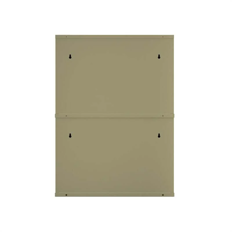B-Ware Paplet Schuhschrank Aufbewahrung Gelb Grau Handtuchschrank 685x500x150mm