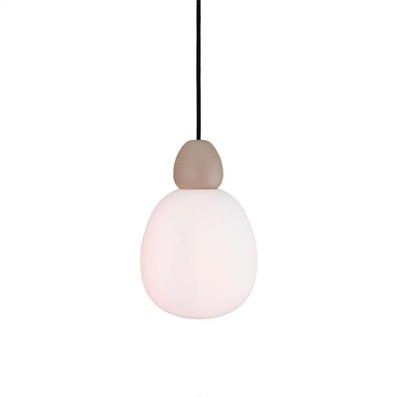 B-Ware Belid Glas-Hängeleuchte Buddy Hängelampe Pendelleuchte Deckenleuchte Licht sand
