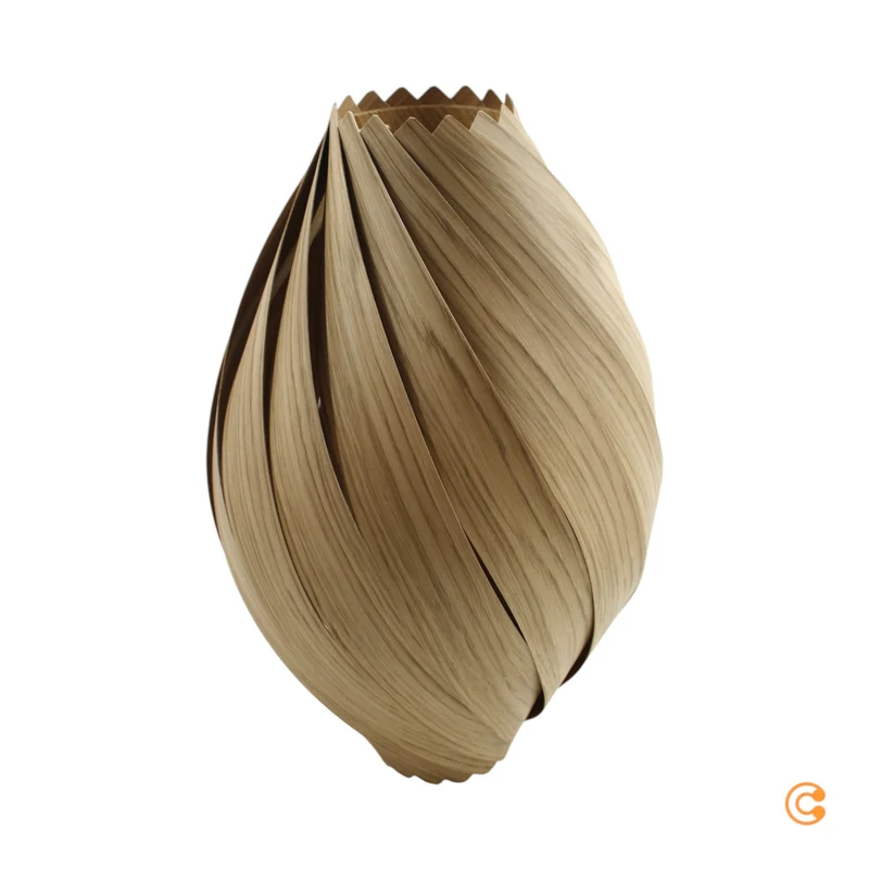 B-Ware Gofurnit Pendellampe Hängelampe Ardere Eiche Lampenschirm Leuchte 50 cm