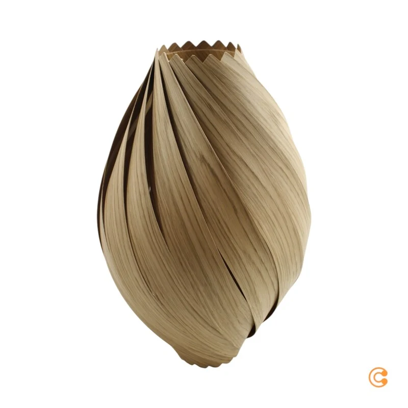 B-Ware Gofurnit Pendellampe Hängelampe Ardere Eiche Lampenschirm Leuchte 50 cm