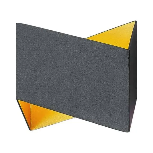 B-Ware Arcchio Assona Wandleuchte schwarz gold Wandleuchte Wandlicht Bilderleuchte G9