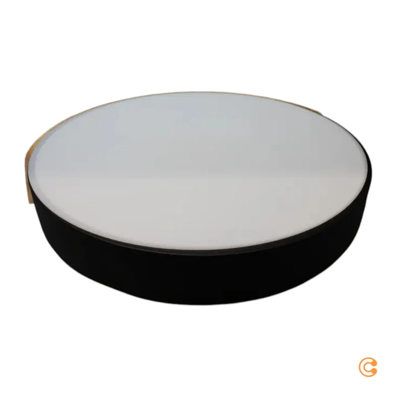 B-Ware Q Smart Home Deckenlampe Deckenleuchte LED schwarz eiche Holz Q BILA Wohnzimmer
