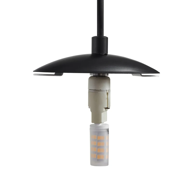 B-Ware Lucande Hängeleuchte Pendelleuchte Lunelle schwarz Glas 4flg Ø 40cm
