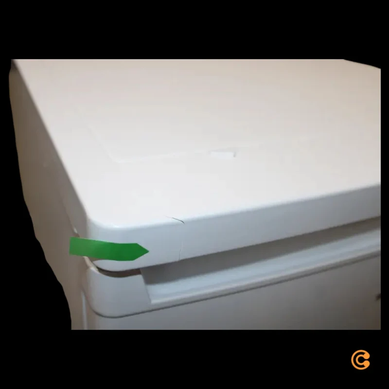 B-Ware Trisa 7809.7012 Kühlschrank Kühlgerät EEK D 126 l Weiß SIEHE TEXT/FOTO
