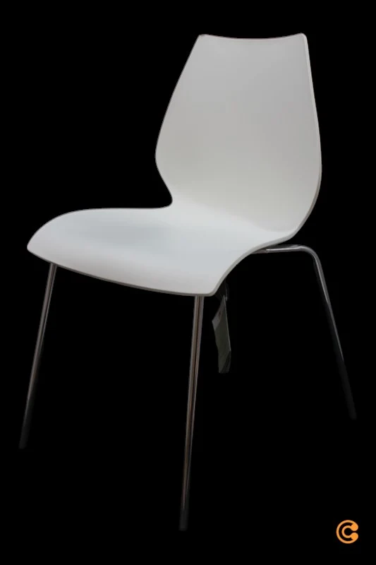 B-Ware Kartell Maui Stuhl Küchenstuhl Konferenzstuhl Metallstuhl Design SIEHE TEXT/FOTO