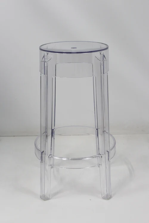 B-Ware Kartell Charles Bar-Hocker Barhocker Sitzhocker Sitz transparent Sitzhöhe 65cm