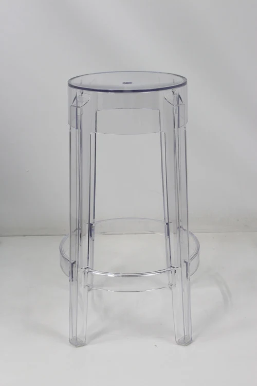 B-Ware Kartell Charles Bar-Hocker Barhocker Sitzhocker Sitz transparent Sitzhöhe 65cm