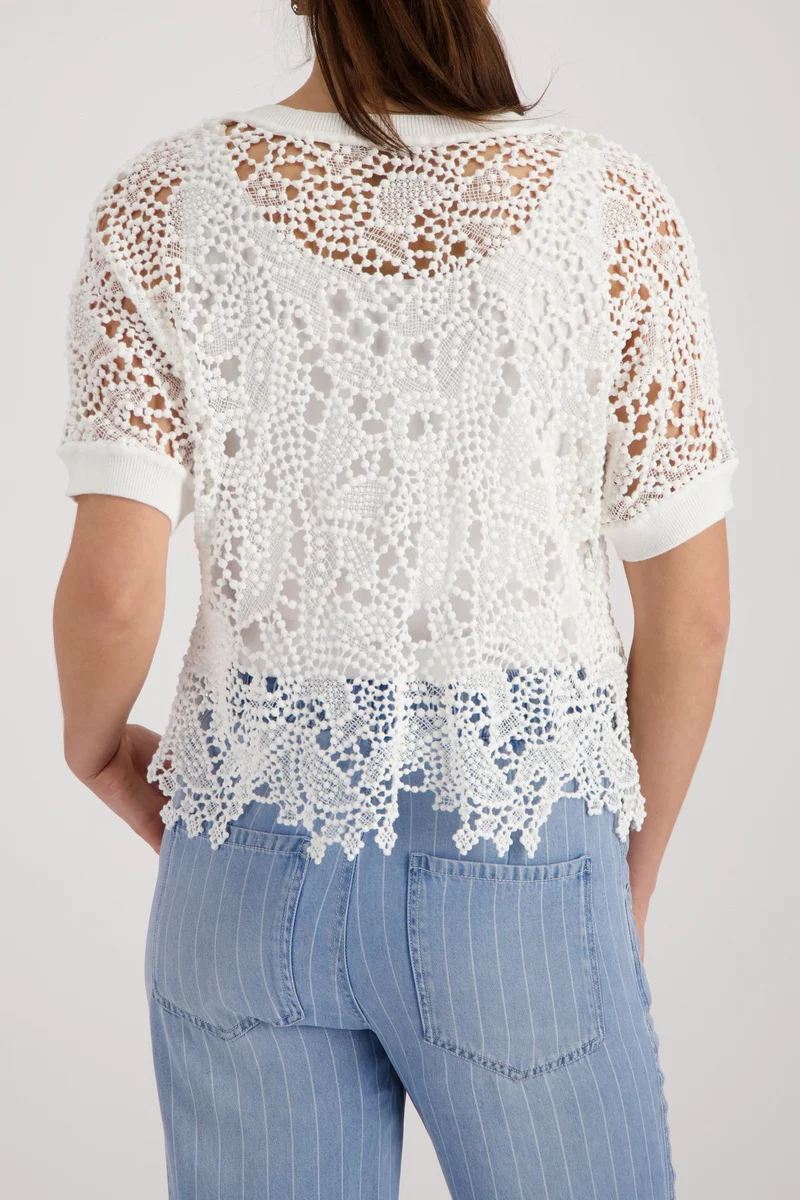Pullover, cream