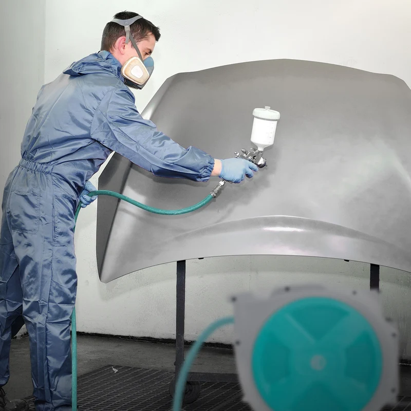 Druckluft Schlauchtrommel Automatik 20 m 1/4" Anschluss für Wandmontage