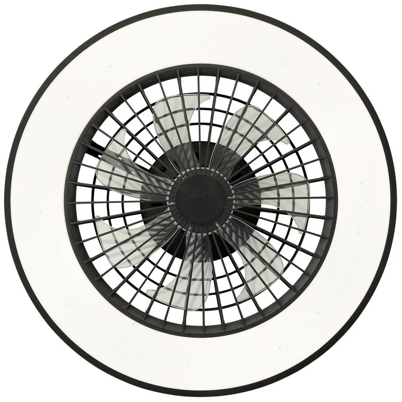 C-Ware Mazzaro Deckenleuchte Lampe LED Ventilator RGB Kunststoff Wohnzimmer Beleuchtung