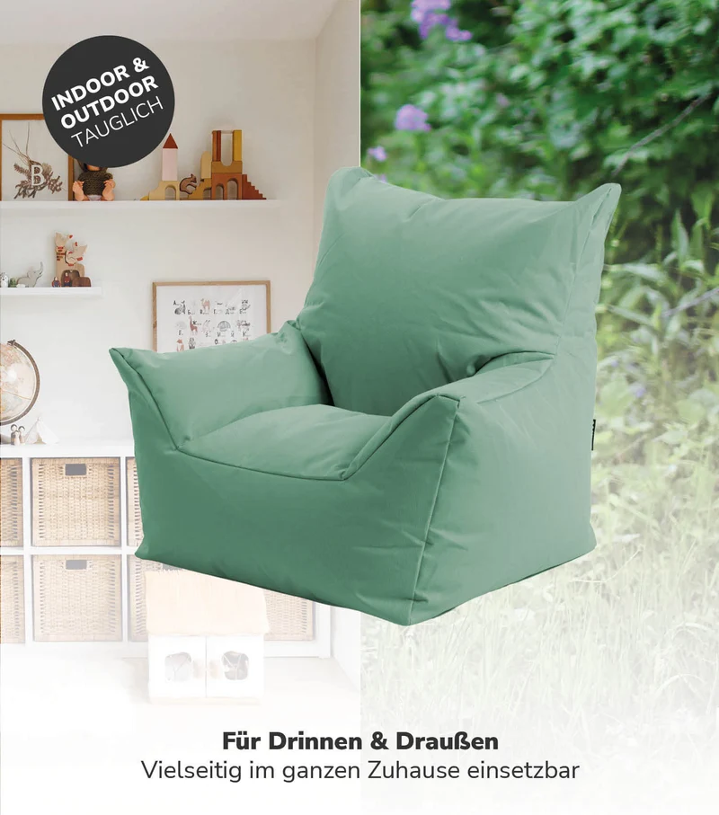 B-Ware mokebo Kindersessel Outdoor 'Der Pausenheld', Sitzsack Kinder mit Füllung, auch