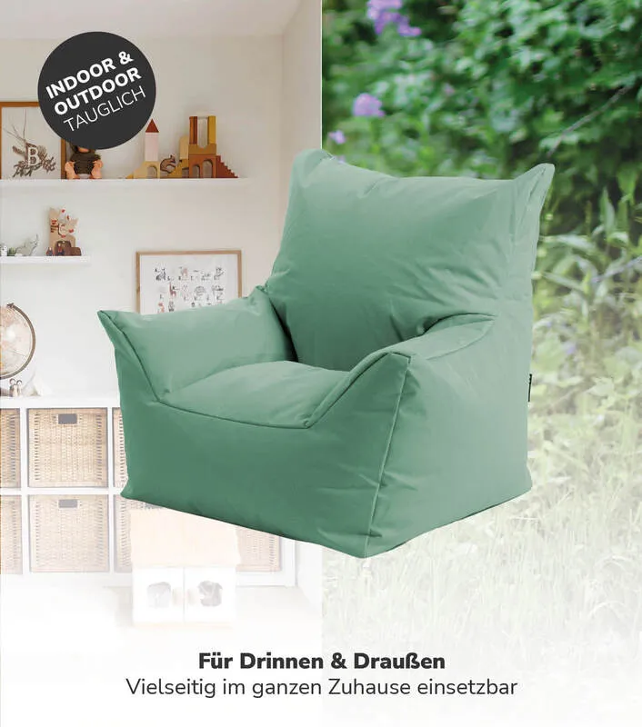 B-Ware mokebo Kindersessel Outdoor 'Der Pausenheld', Sitzsack Kinder mit Füllung, auch