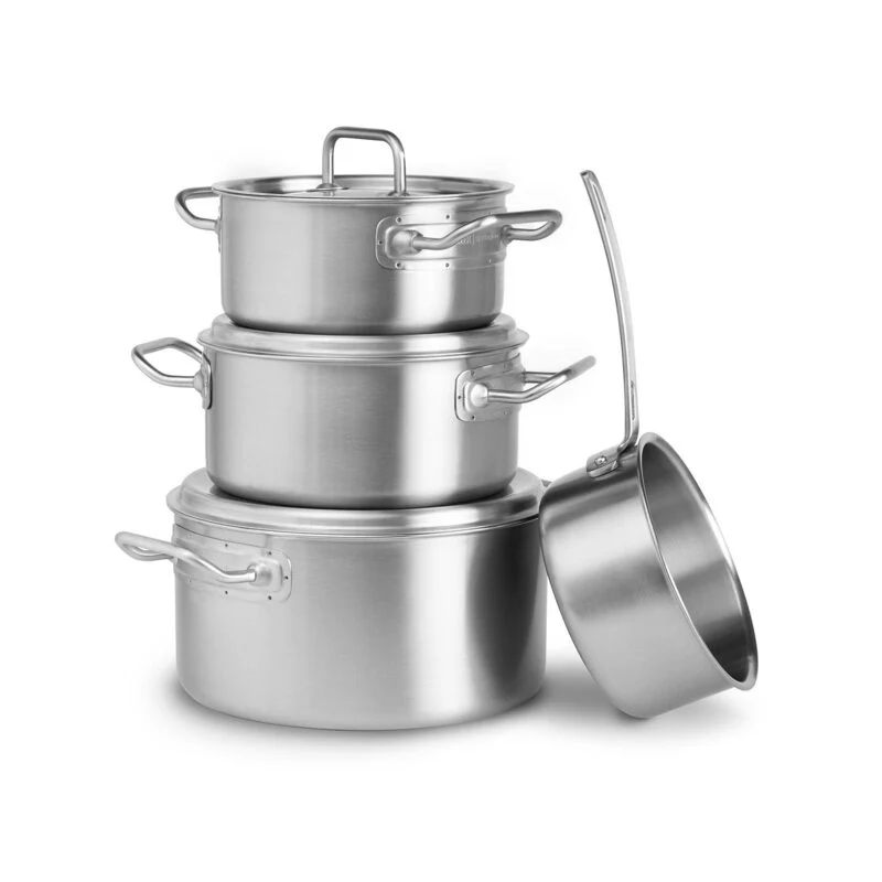 B-Ware Springlane Tim Mälzer 4-teilig Tri-Ply Topfset Edelstahl Topf alle Herdarten