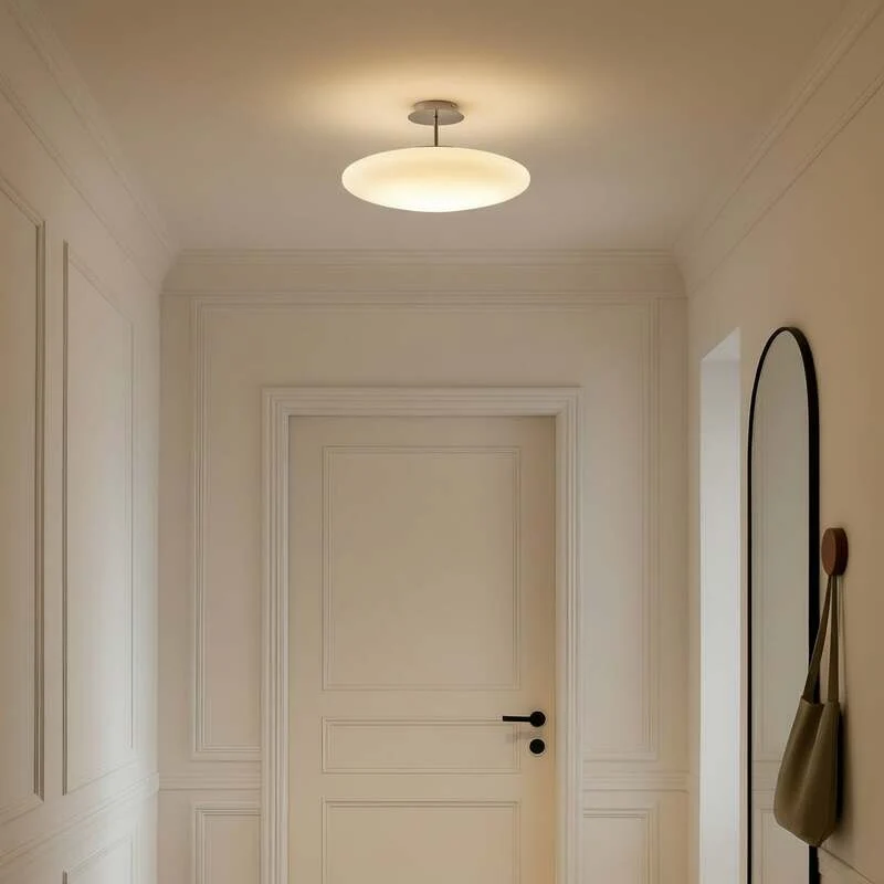 B-Ware Lindby Deckenleuchte Deckenlampe LED Gunda Glas opalweiß dimmbar Wohnzimmer